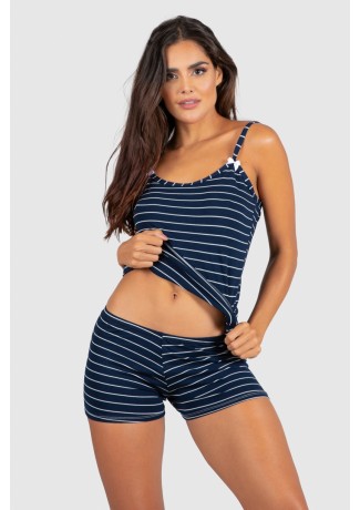 Conjunto Lingerie Esmeralda Azul Marinho Ref P F Kaisan