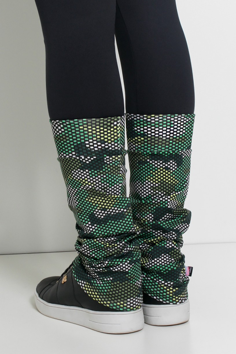 Polaina Fitness Estampada (Quadriculado Camuflado) | Ref: KS-F165-002