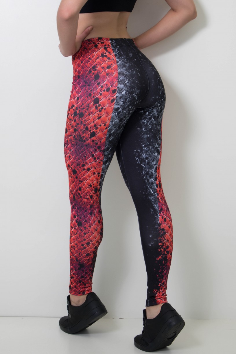 CA385-041-000_Calca_Feminina_Legging_Sublimada_Hard_Snake__Ref:_CAL385-041