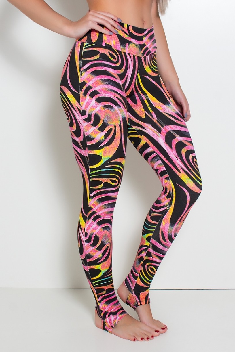 F192-008_Calca_Legging_Estampada_com_Pezinho_Onda_Rosa_e_Preta_com_Fluor__Ref:F192-008