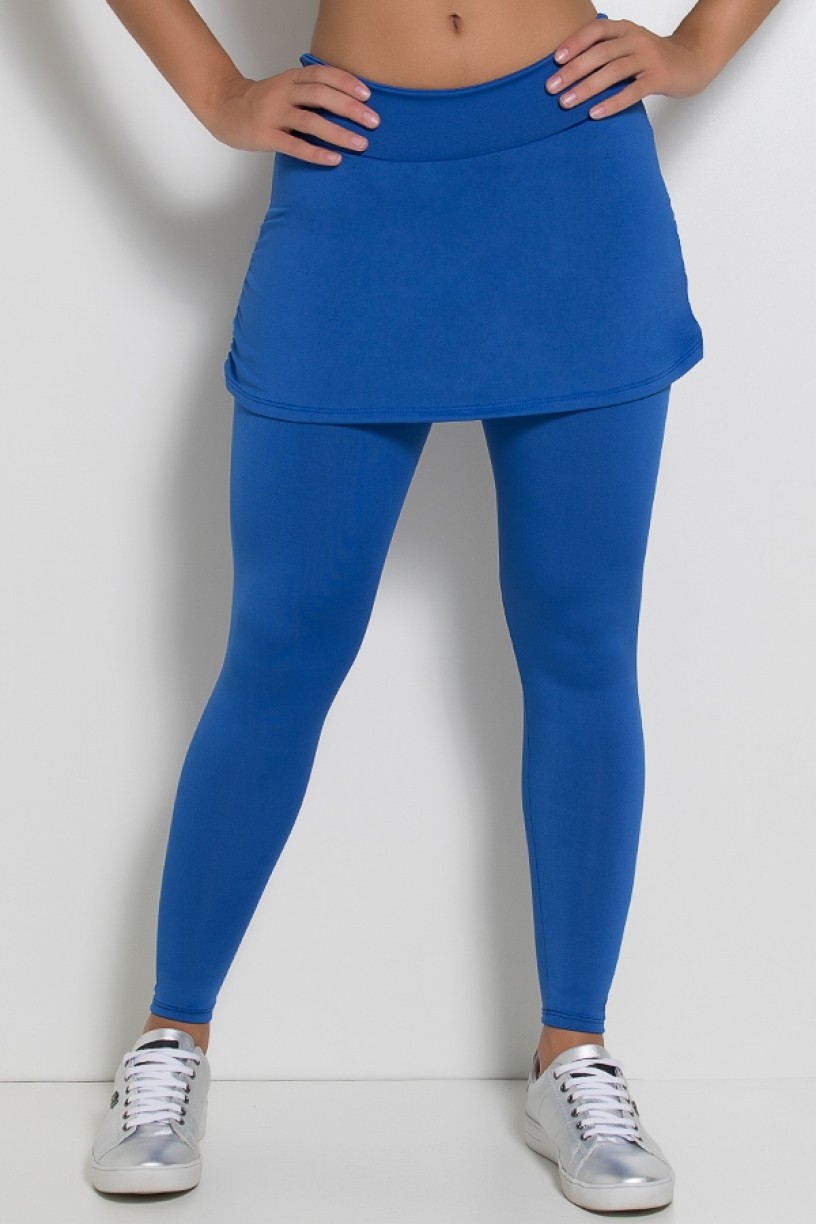 F315-002_Calca_Legging_Lisa_com_Saia_Franzida_Azul_Royal__Ref:_F315-002