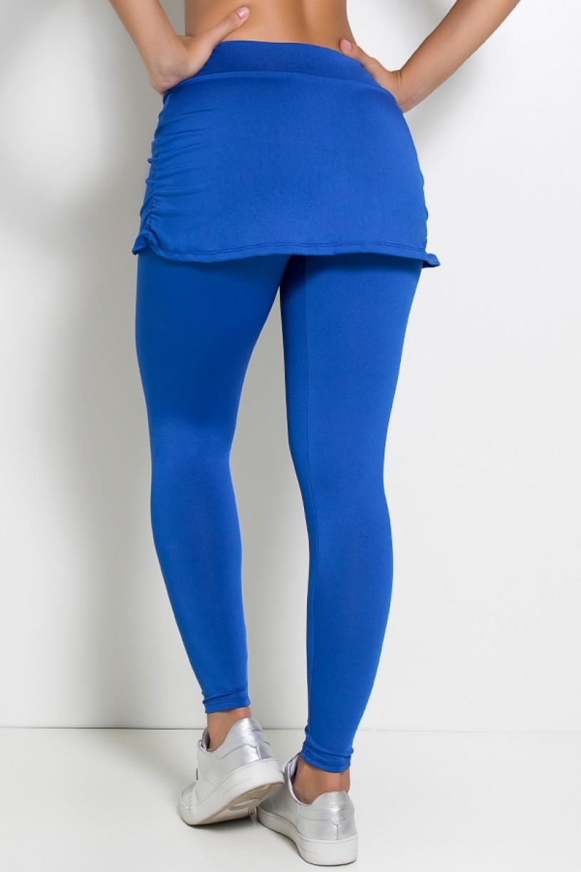 F315-002_Calca_Legging_Lisa_com_Saia_Franzida_Azul_Royal__Ref:_F315-002