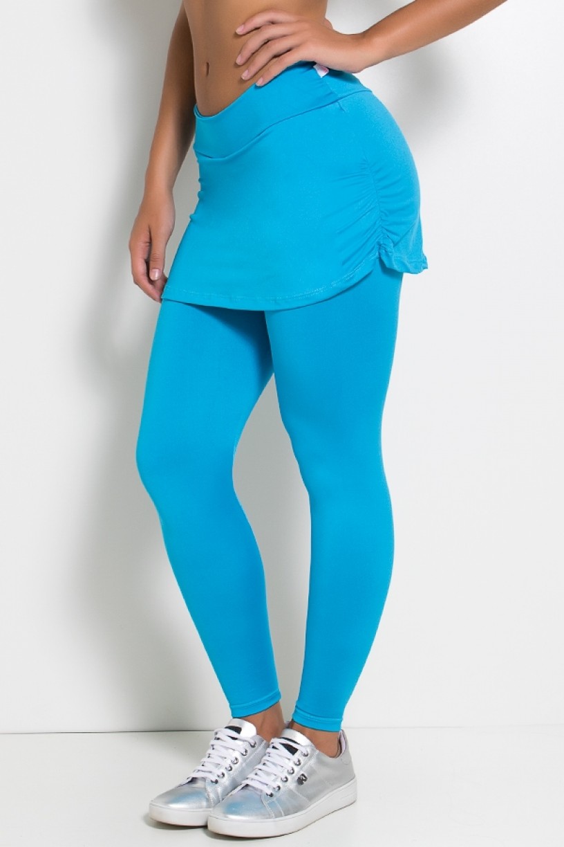 F315-005_Calca_Legging_Lisa_com_Saia_Franzida_Azul_Celeste__Ref:_F315-005