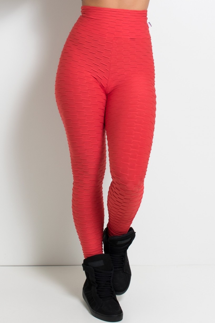 KS-F103-001_Calca_Legging_Tecido_Bolha_Vermelho__Ref:_KS-F103-001