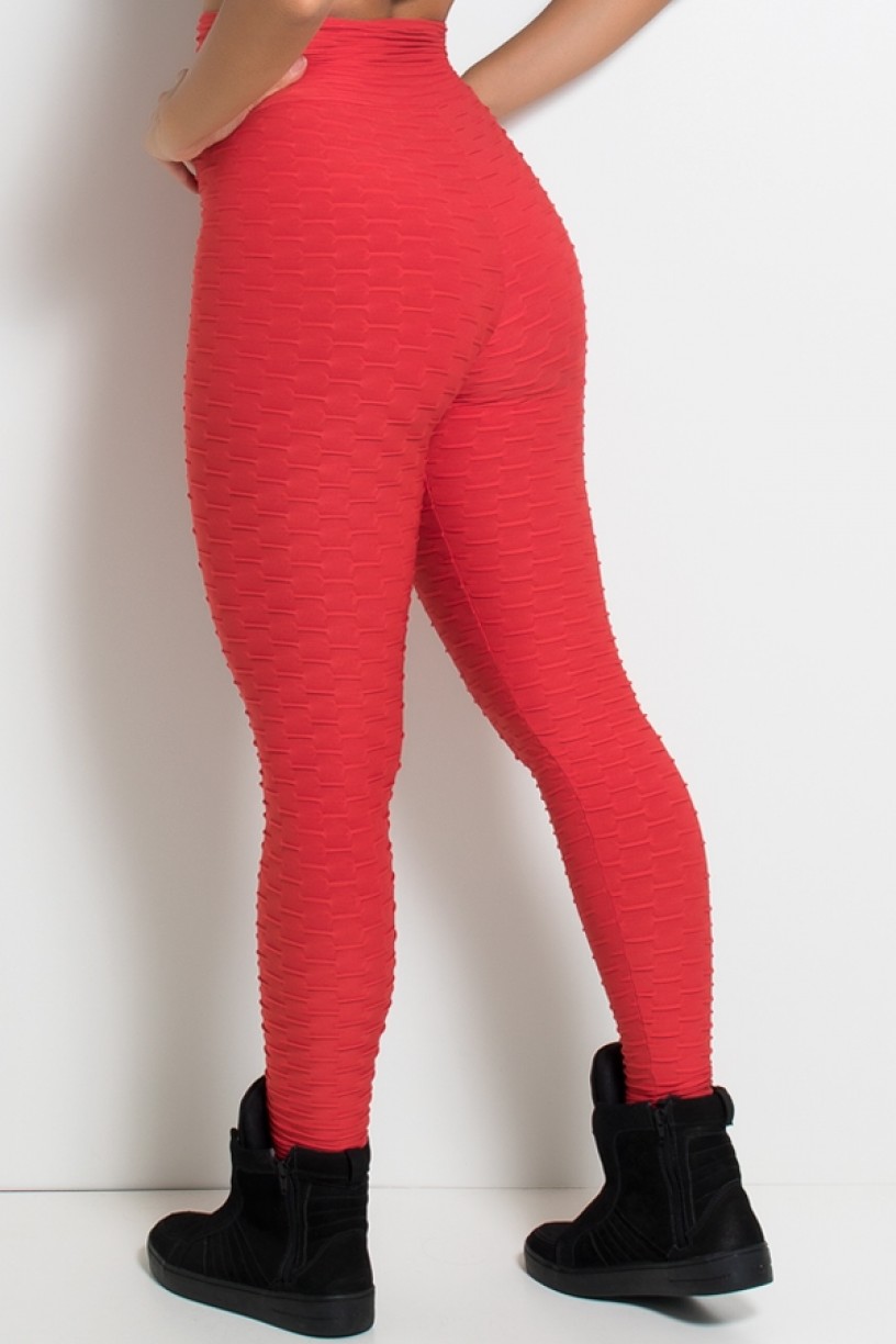 KS-F103-001_Calca_Legging_Tecido_Bolha_Vermelho__Ref:_KS-F103-001