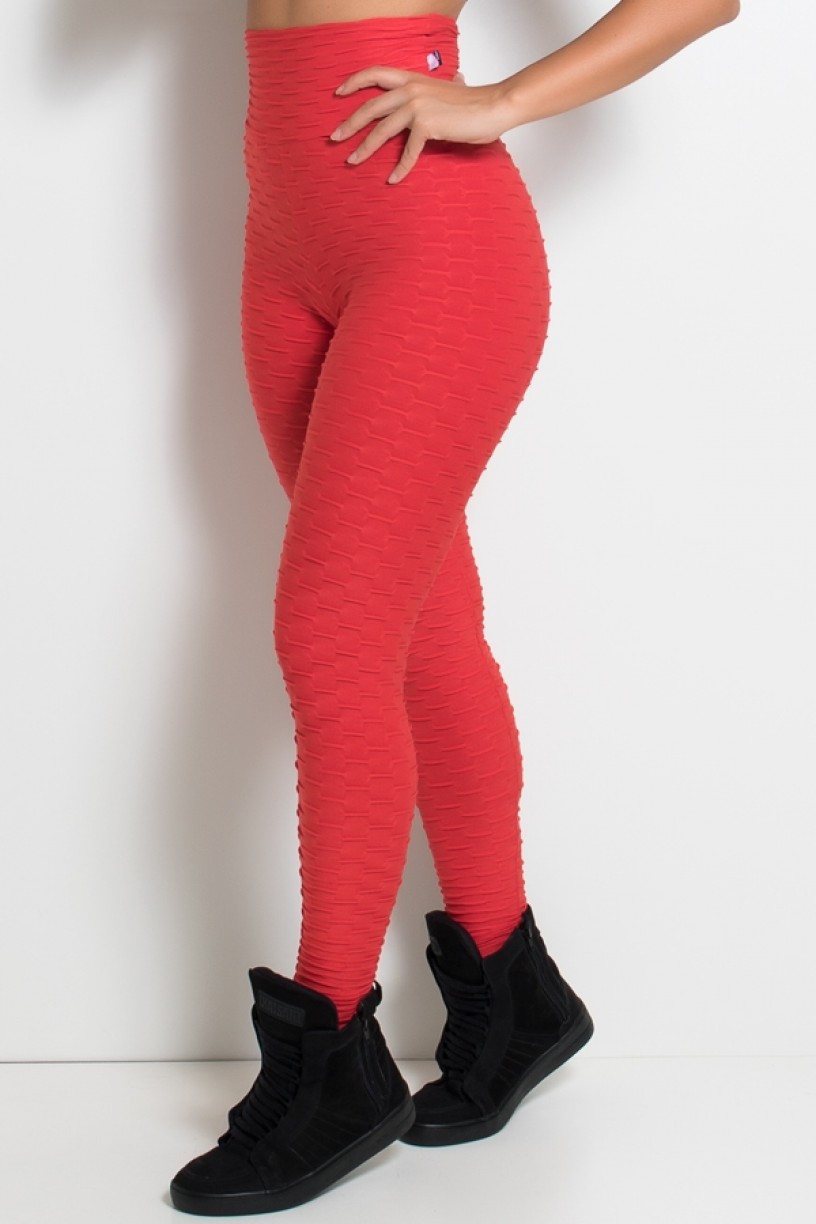 KS-F103-001_Calca_Legging_Tecido_Bolha_Vermelho__Ref:_KS-F103-001