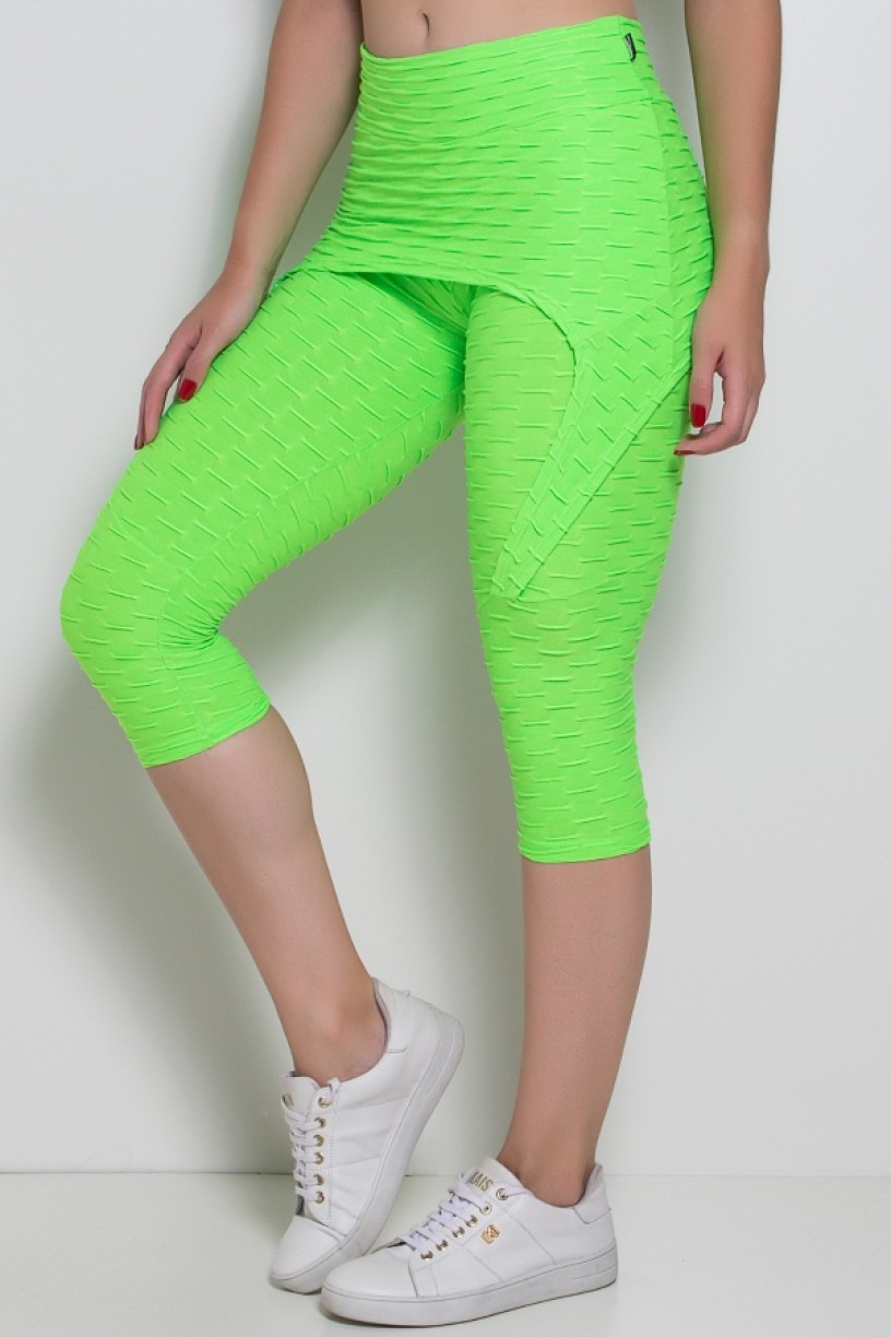 KS-F378-001_Corsario_Aranha_Tecido_Bolha_Fluor_Verde_Limao_Fluor__Ref:_KS-F378-001