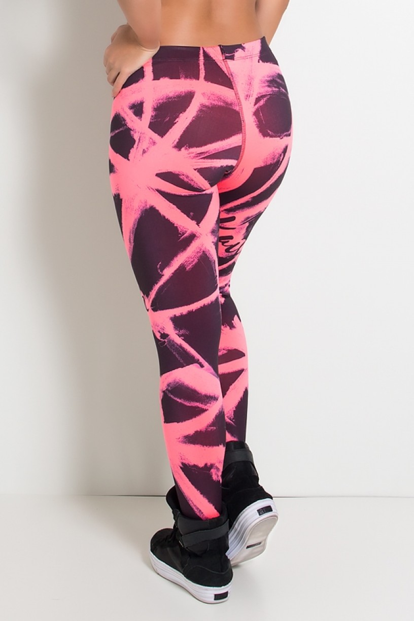 NTSP09-001_Legging_Sublimada_PRO_Brushes_Rosa_Neon__Ref:_NTSP09-001