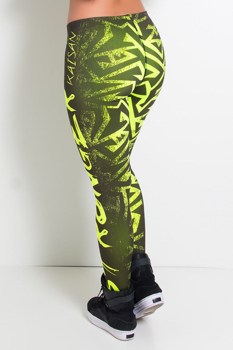 NTSP12-002_Legging_Sublimada_PRO_Stronger_Amarelo_Neon__Ref:_NTSP12-002