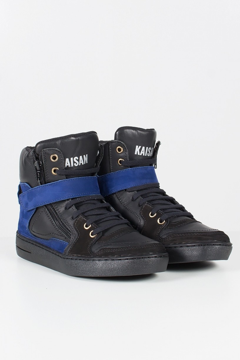 T39_Sneaker_Unissex_Preto_com_Azul__Ref:_T39