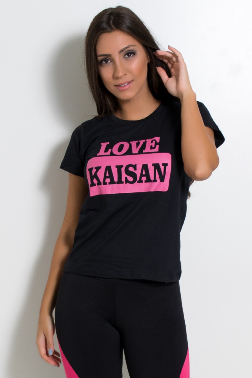 KS-F232-001_Camiseta_Feminina_Love_Kaisan_Preto__KS-F232-001