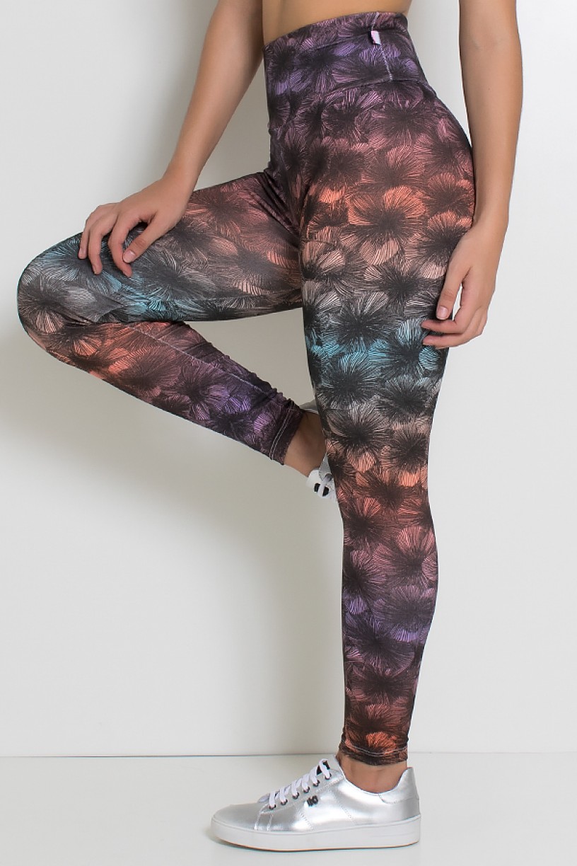 KS-F27-100_Legging_Estampada_Roxo_e_Laranja_com_Listra_Preta__Ref:_KS-F27-100