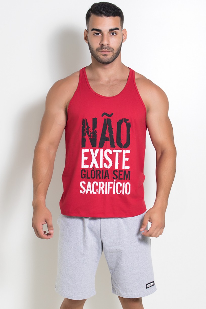 KS-F519-003_Camiseta_Regata_Nao_Existe_Gloria_Sem_Sacrificio_Vermelho__Ref:_KS-F519-003