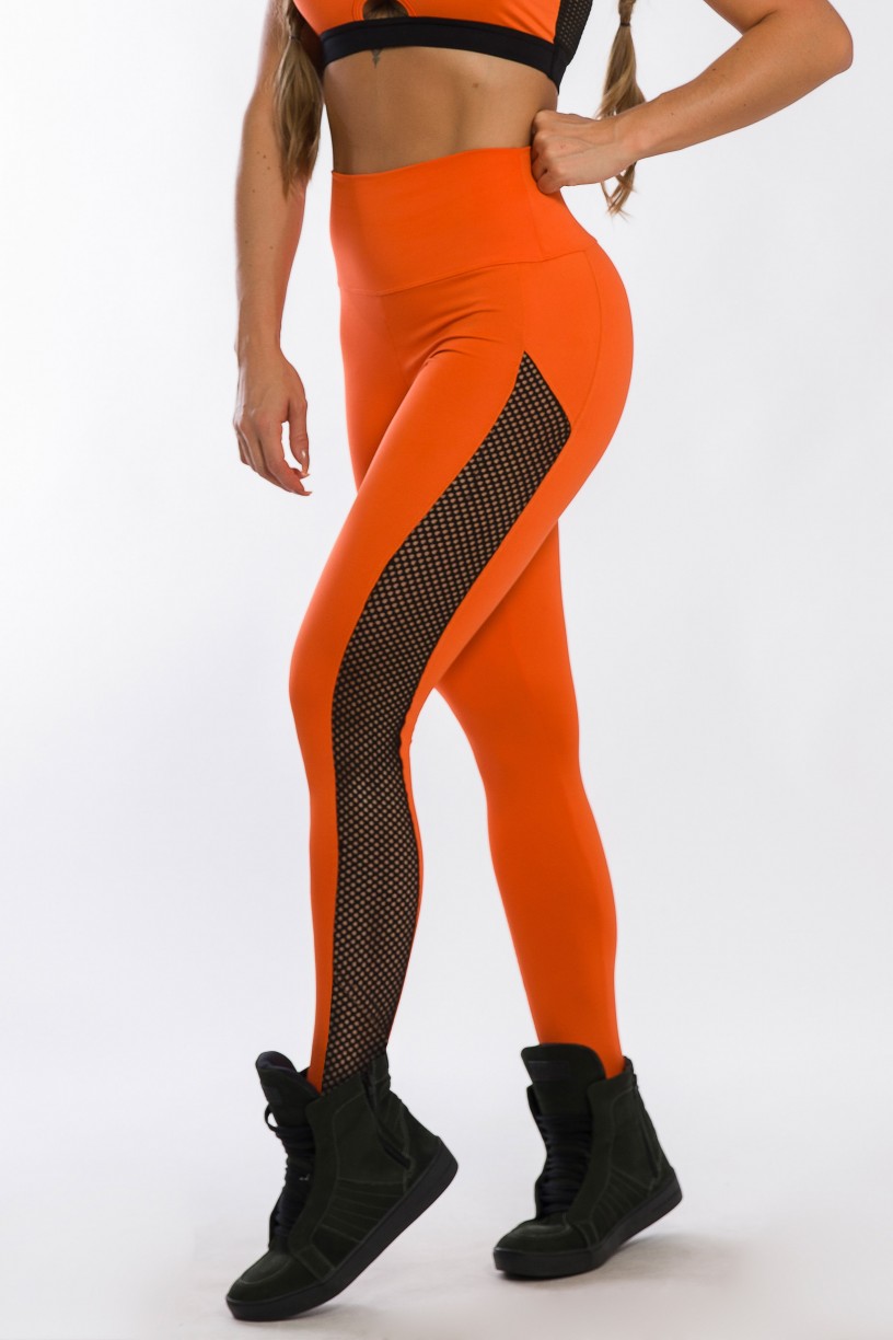 K2426-D_Calca_Legging_com_Detalhe_em_Elastico_Rendado_Laranja__Ref:_K2426-D