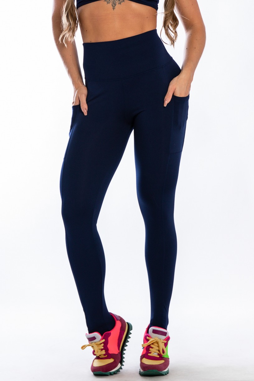 K2424-C_Calca_Legging_com_Bolso_Lateral_Azul_Marinho__Ref:_K2424-C