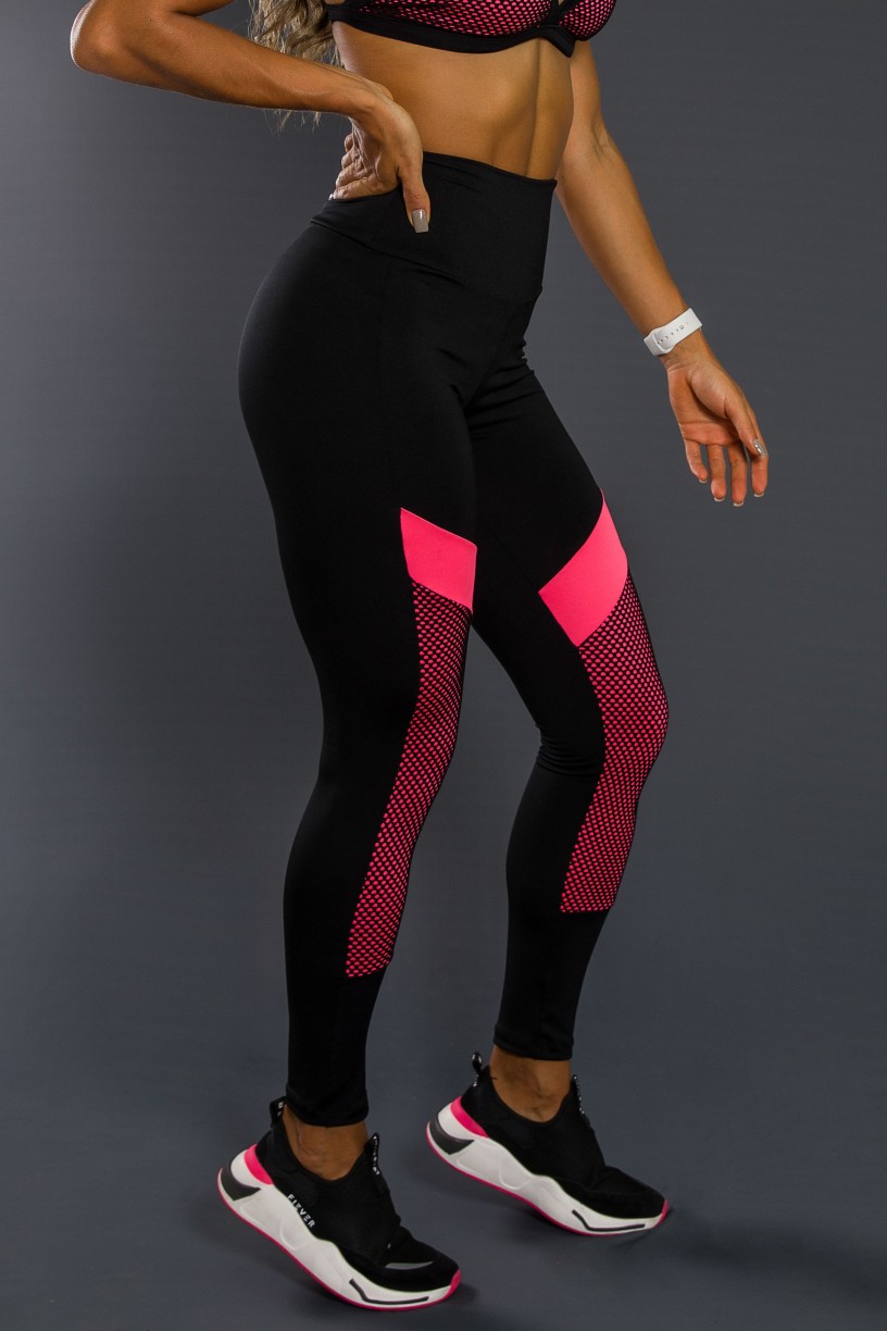 K2557-B_Calca_Legging_Com_Recorte_Neon_E_Tela_Rosa_Neon__Preto__Ref:_K2557-B