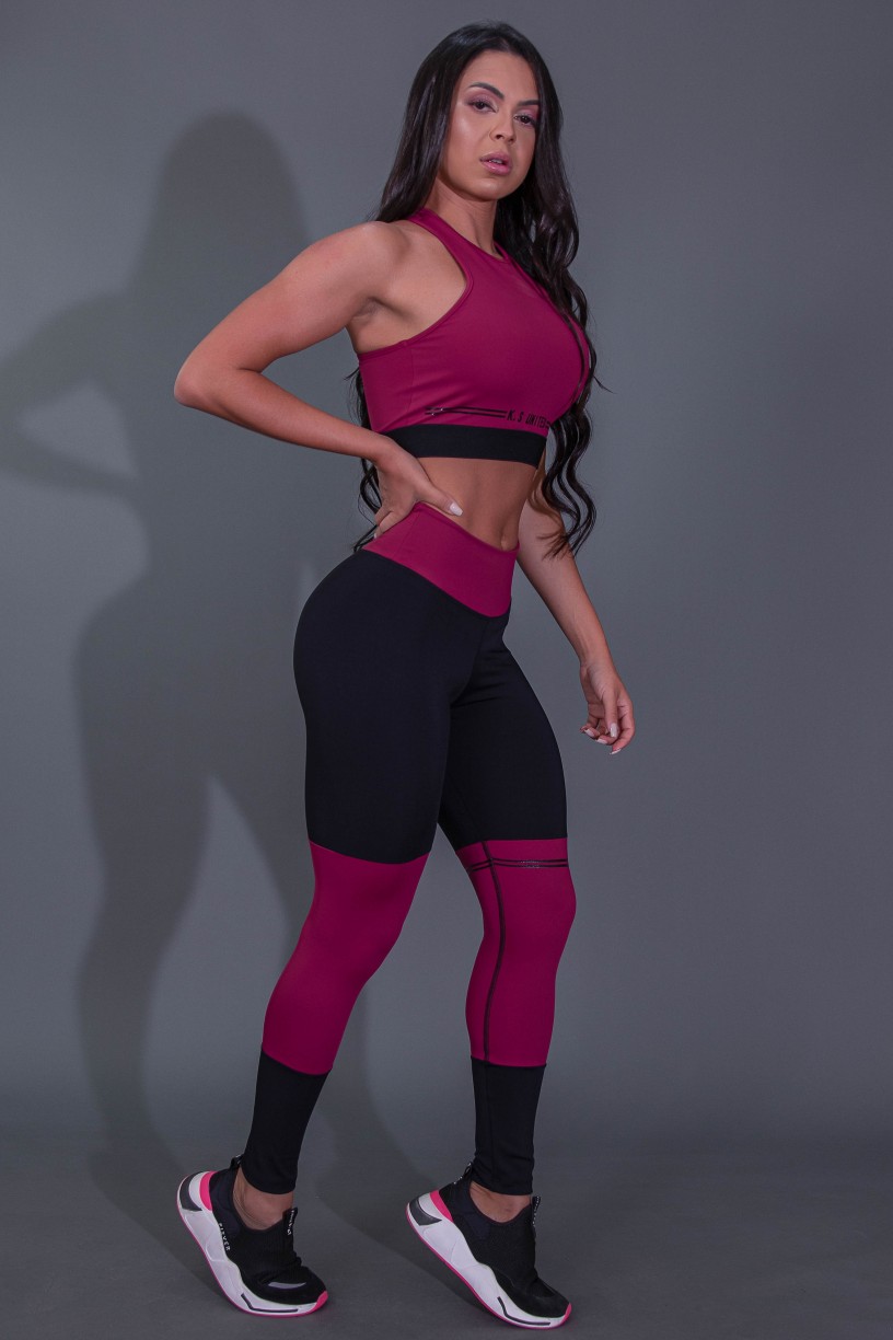 K2684-B_Calca_Legging_Fitness_com_Ponto_de_Cobertura_e_Silk_Preto__Vinho__Ref:_K2684-B