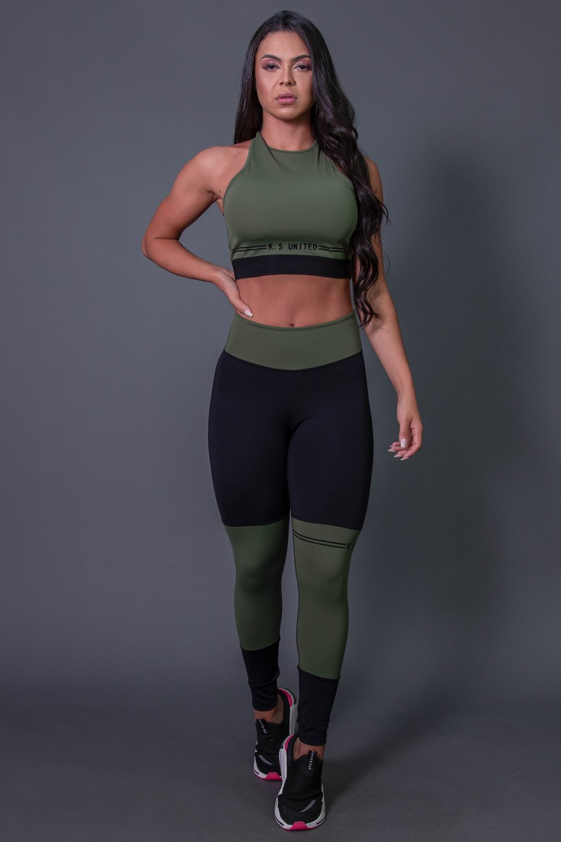 K2684-C_Calca_Legging_Fitness_com_Ponto_de_Cobertura_e_Silk_Preto__Verde_Militar__Ref:_K2684-C