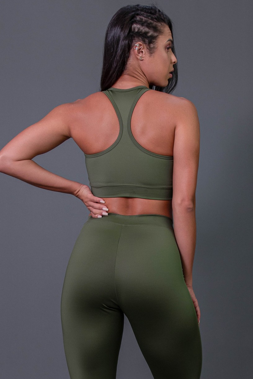 K2685-C_Top_Fitness_Nadador_com_Detalhe_de_Elastico_e_Silk_Verde_Militar_Off-White__Ref:_K2685-C