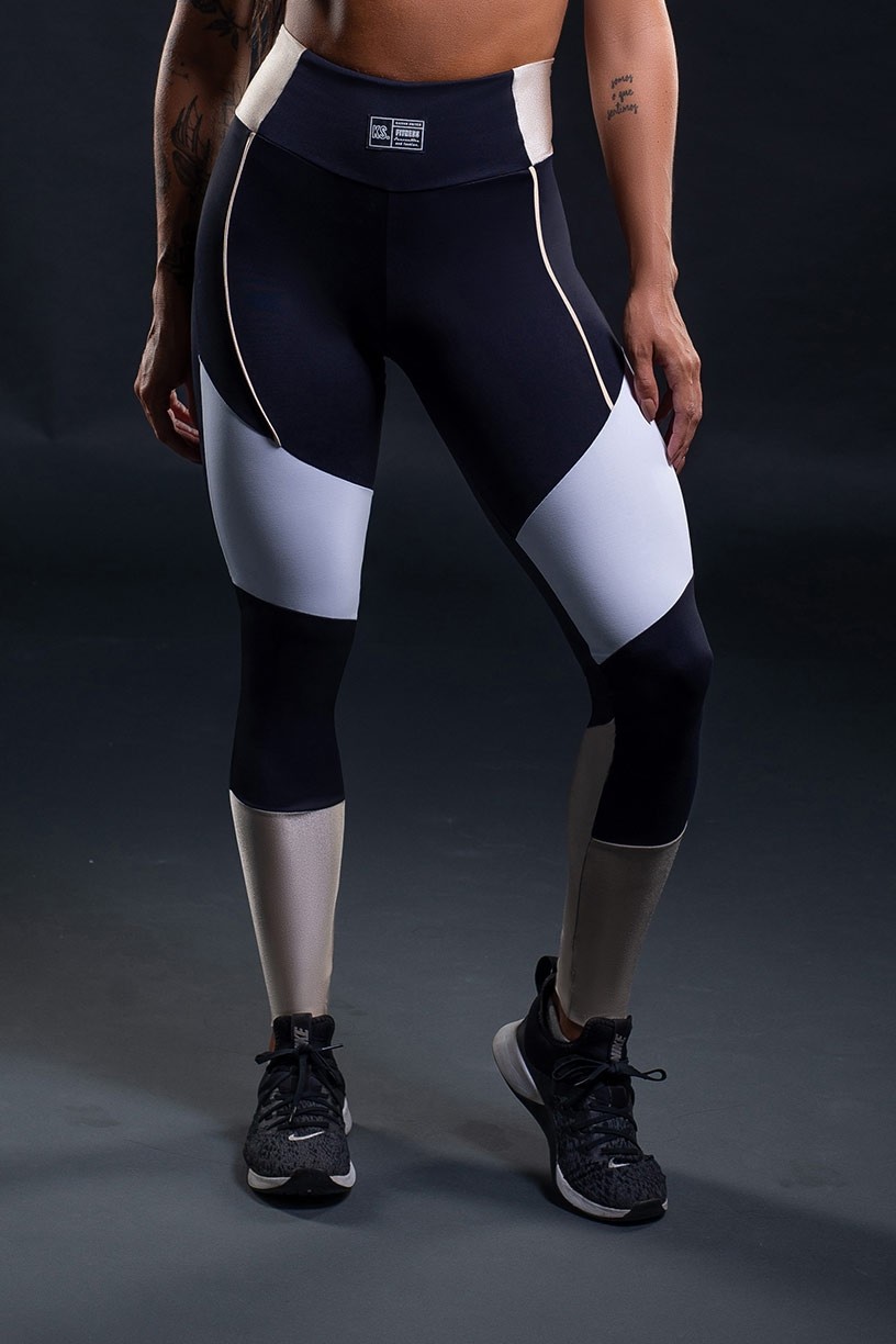 K3299-B_Calca_Legging_com_Cos_Duas_Cores_e_Vivo_Preto__Branco__Nude__Ref:_K3299-B