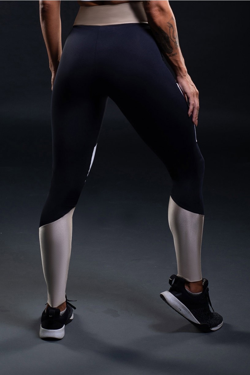 K3299-B_Calca_Legging_com_Cos_Duas_Cores_e_Vivo_Preto__Branco__Nude__Ref:_K3299-B