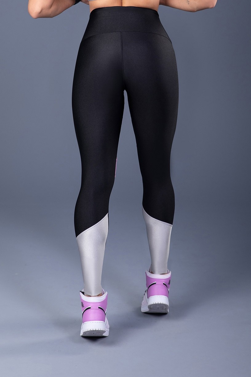 K3302-A_Calca_Legging_com_Faixa_Frontal_Pespontada_Preto__Prata__Rosa__Ref:_K3302-A