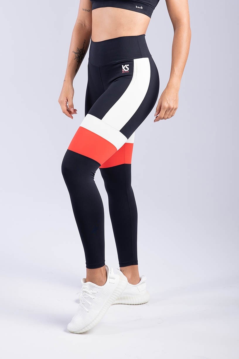 K3319-A_Calca_Legging_Duo_Faixa_Preto__Branco__Vermelho__Ref:_K3319-A