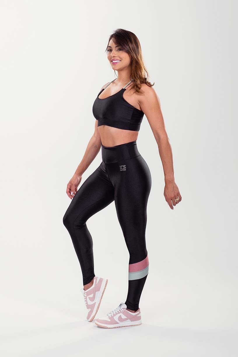 K3460-A_Calca_Legging_com_Recorte_Diagonal_Preto__Rose__Verde_Claro__Ref:_K3460-A