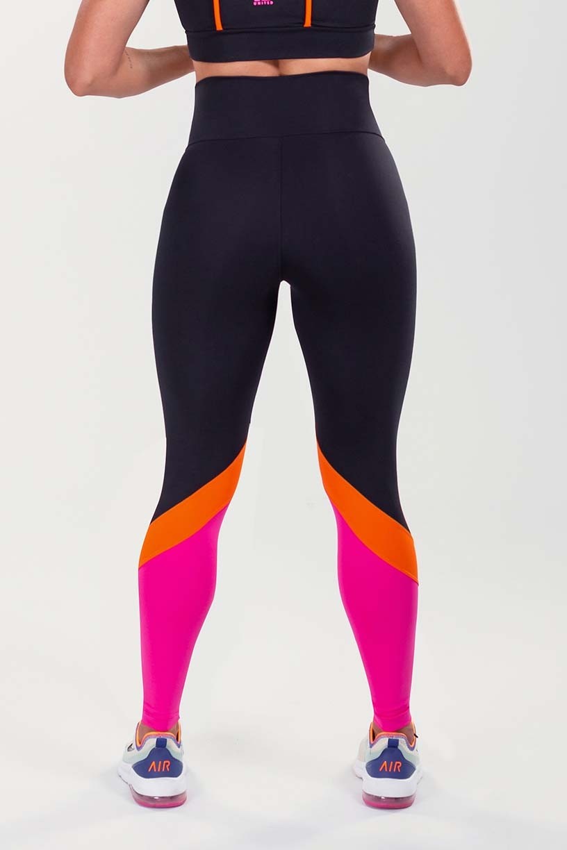 K3541-A_Calca_Legging_com_Cos_Transpassado_Preto__Rosa__Laranja__Ref:_K3541-A