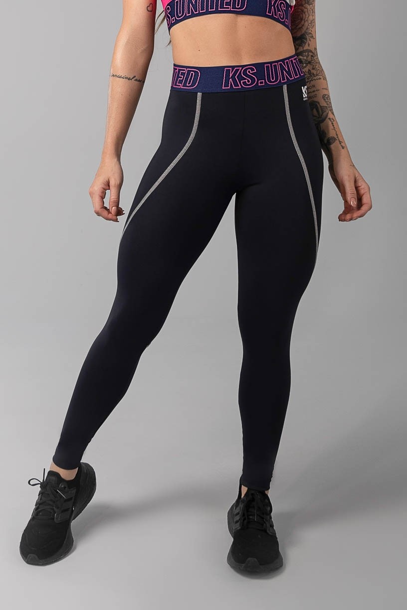 K3463-A_Calca_Legging_com_Elastico_no_Cos_e_Ponto_de_Cobertura_Preto__Azul_Marinho__Rosa__Ref:_K3463-A