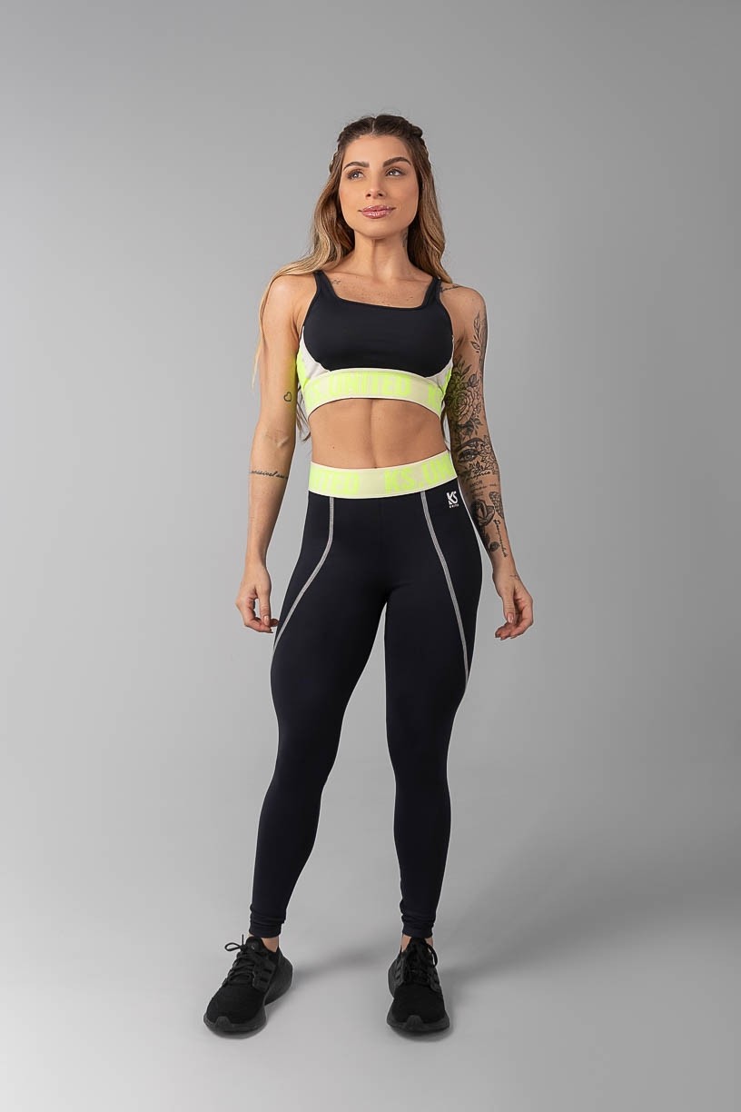 K3463-B_Calca_Legging_com_Elastico_no_Cos_e_Ponto_de_Cobertura_Preto__Off-White__Amarelo_Neon__Ref:_K3463-B