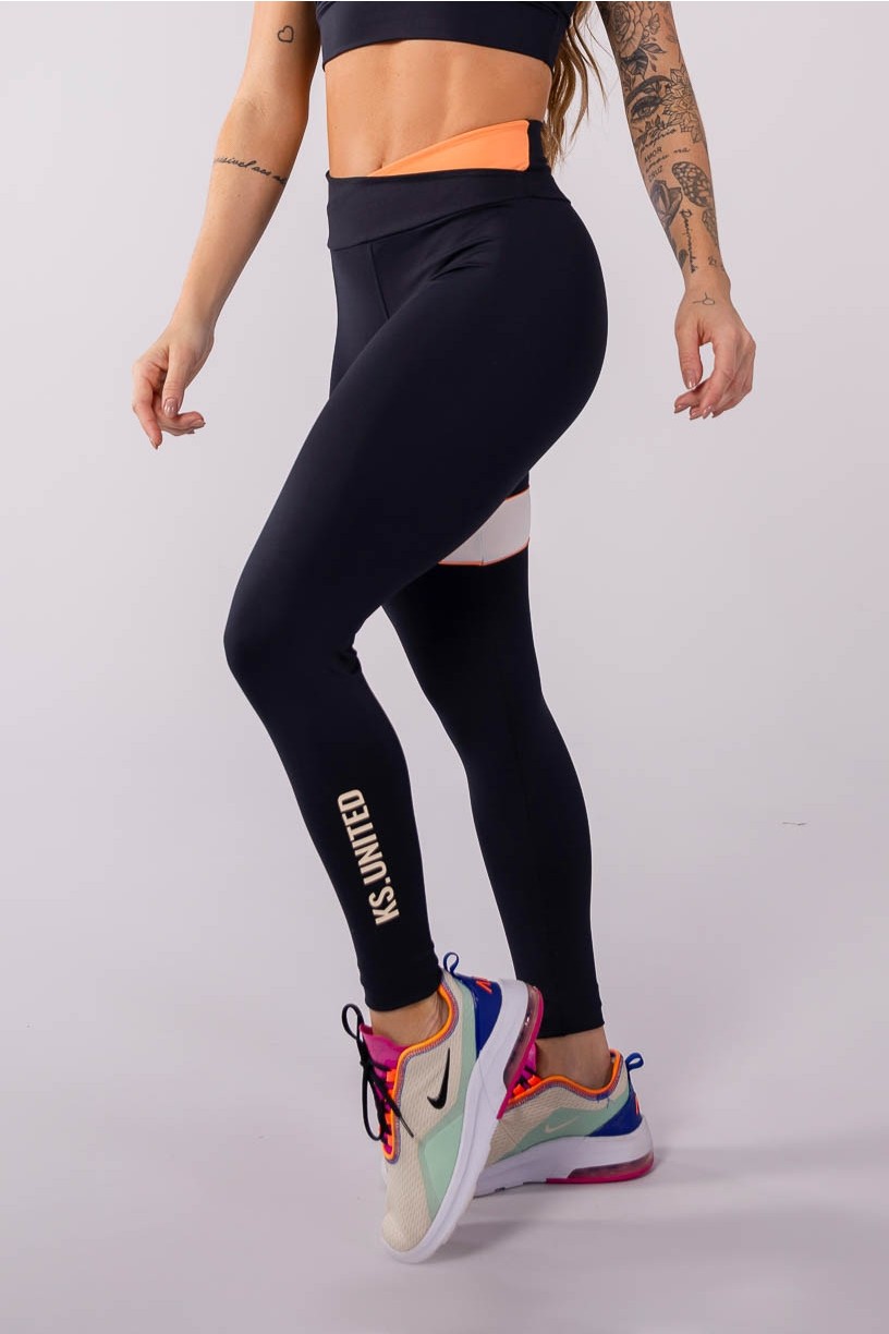 K3449-A_Calca_Legging_com_Cos_Transpassado_e_Vivo_Preto__Coral__Off-White__Ref:_K3449-A