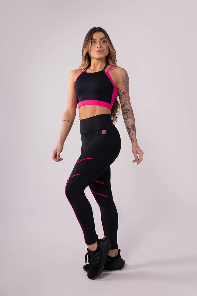 K3477-A_Calca_Legging_com_Vivo_Preto__Rosa__Vermelho__Ref:_K3477-A