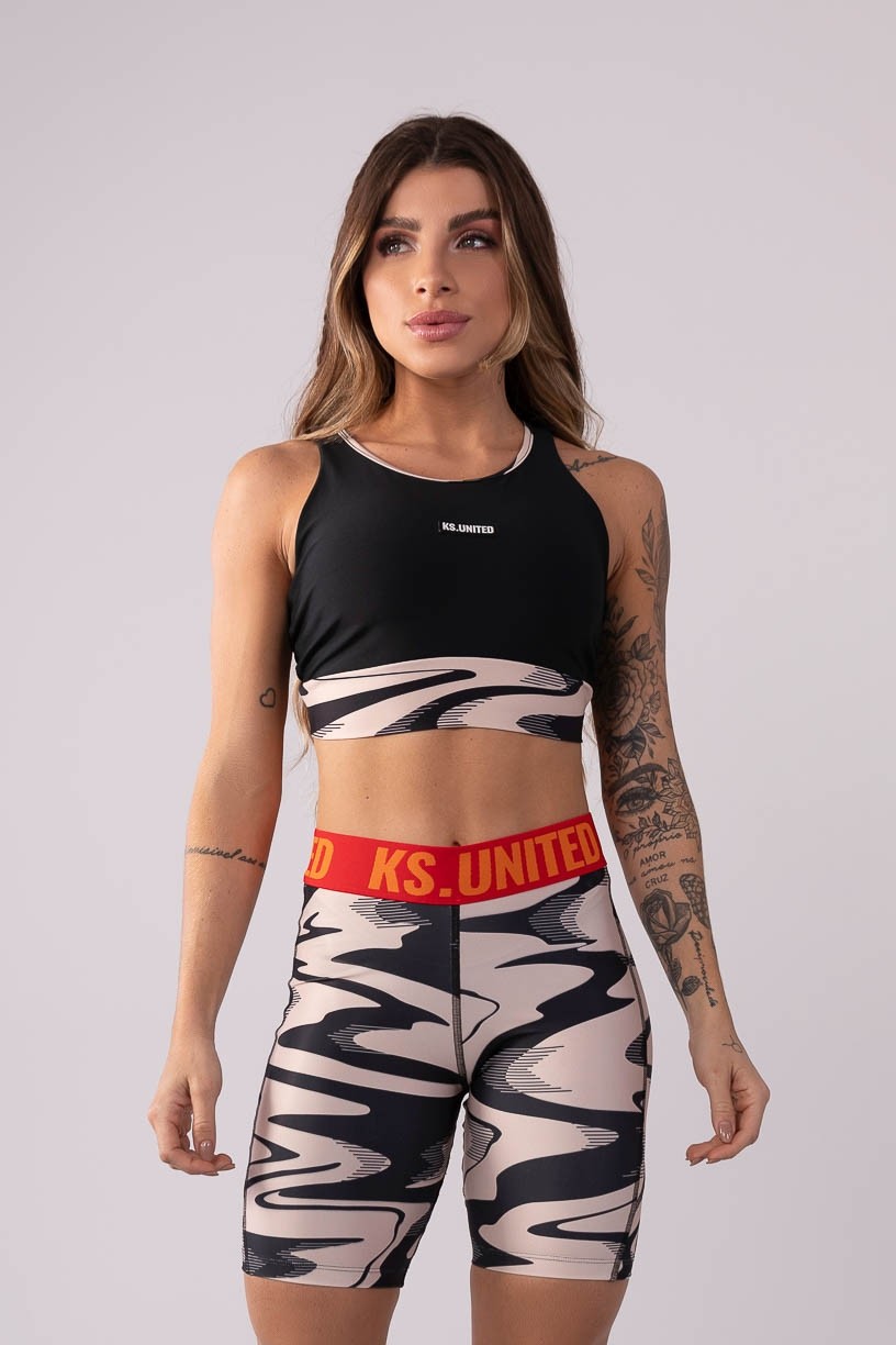 K3305-A_Top_Misto_com_Cos_Estampado_Preto__Off-White__Laranja__Ref:_K3305-A