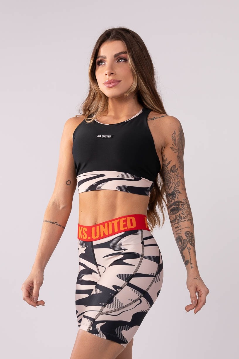 K3305-A_Top_Misto_com_Cos_Estampado_Preto__Off-White__Laranja__Ref:_K3305-A