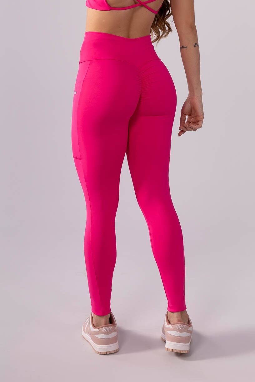 K3445-B_Calca_Legging_com_Franzido_e_Bolso_Rosa__Ref:_K3445-B