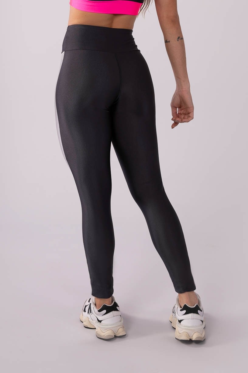 K3569-A_Calca_Legging_Tricolor_Preto__Rosa__Cinza__Ref:_K3569-A