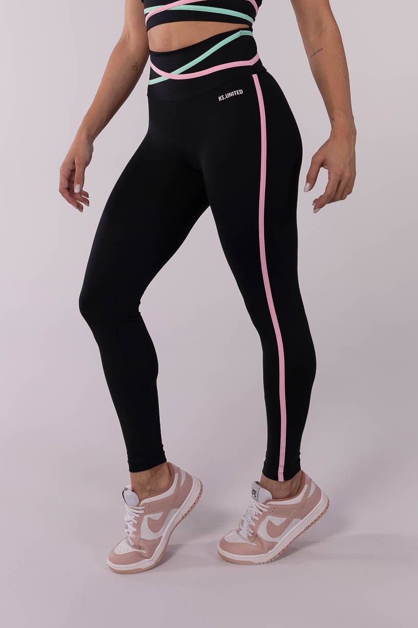 K3732-A_Calca_Legging_com_Chapados_Coloridos_Preto__Rosa_Claro__Verde_Claro__Ref:_K3732-A