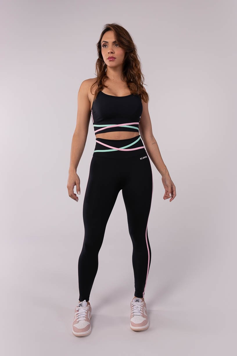 K3732-A_Calca_Legging_com_Chapados_Coloridos_Preto__Rosa_Claro__Verde_Claro__Ref:_K3732-A