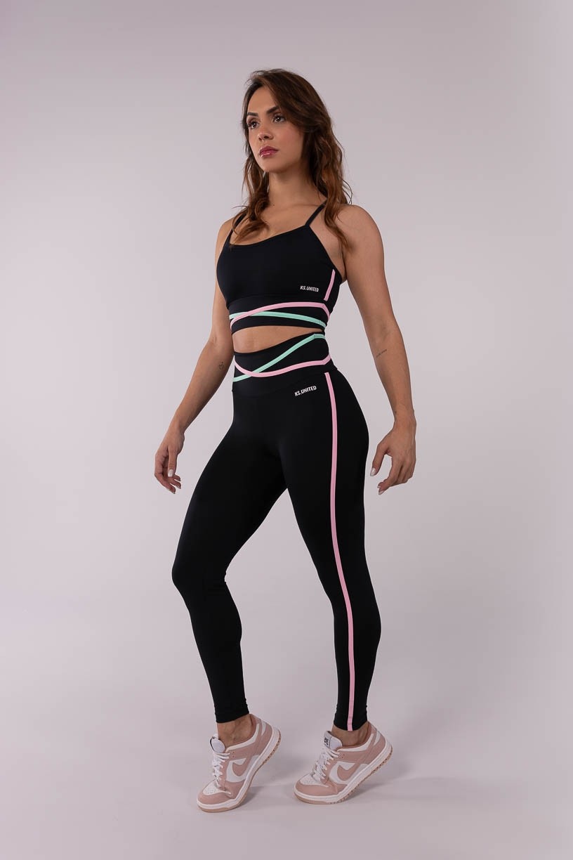 K3732-A_Calca_Legging_com_Chapados_Coloridos_Preto__Rosa_Claro__Verde_Claro__Ref:_K3732-A