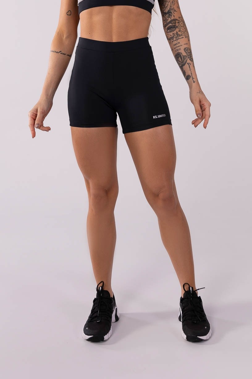 K3704-A_Short_com_Recorte_e_Cos_de_Elastico_Embutido_Preto__Cinza__Ref:_K3704-A