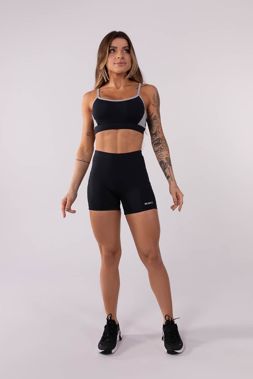 K3704-A_Short_com_Recorte_e_Cos_de_Elastico_Embutido_Preto__Cinza__Ref:_K3704-A