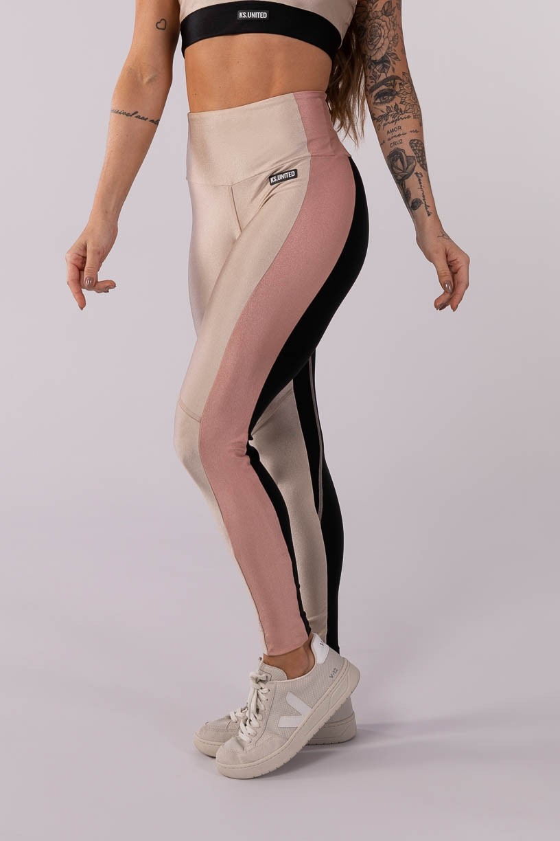 K3509-C_Calca_Legging_com_Cos_Largo_e_Ponto_de_Cobertura_Nude__Preto__Rose__Ref:_K3509-C