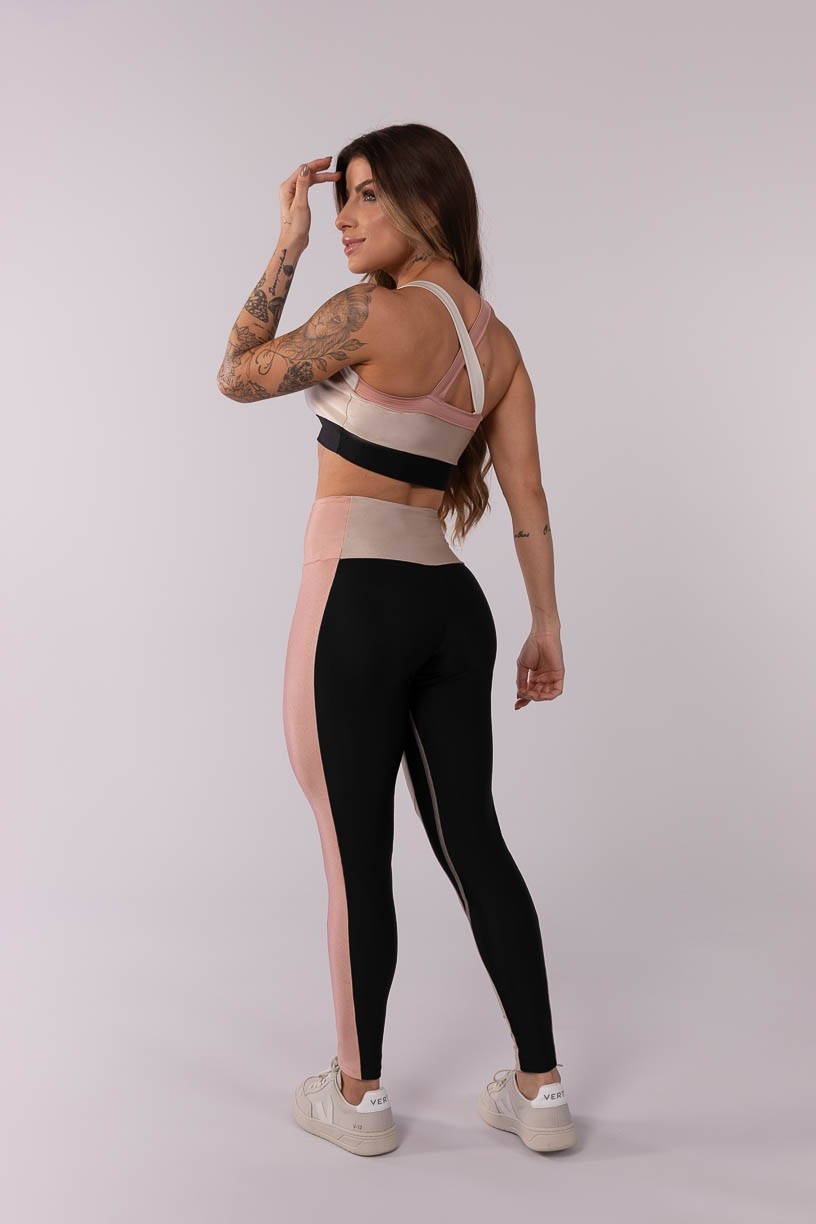 K3509-C_Calca_Legging_com_Cos_Largo_e_Ponto_de_Cobertura_Nude__Preto__Rose__Ref:_K3509-C