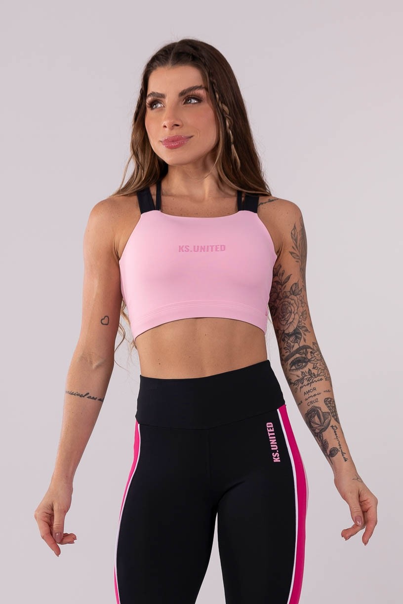 K3625-A_Top_com_Alcas_Duplas_Rosa_Claro__Preto__Ref:_K3625-A