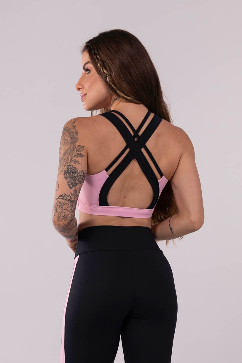 K3625-A_Top_com_Alcas_Duplas_Rosa_Claro__Preto__Ref:_K3625-A