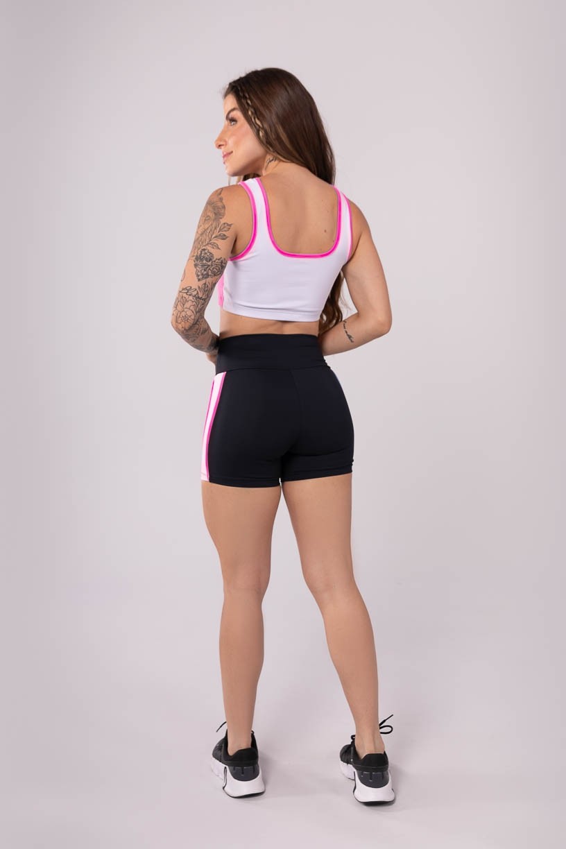 K3614-A_Short_com_Vivo_e_Recorte_Lateral_Preto__Rosa__Branco__Ref:_K3614-A