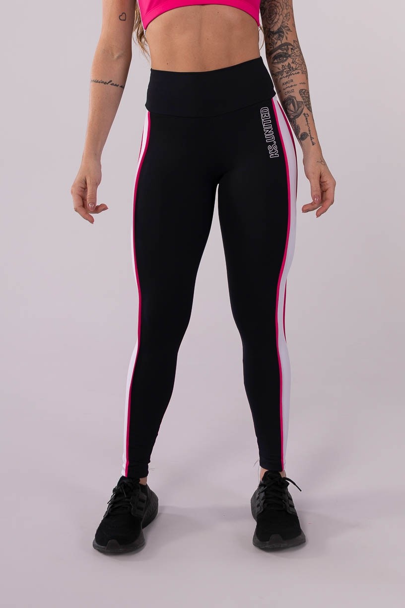 K3613-A_Calca_Legging_com_Vivo_e_Recorte_Lateral_Preto__Rosa__Branco__Ref:_K3613-A