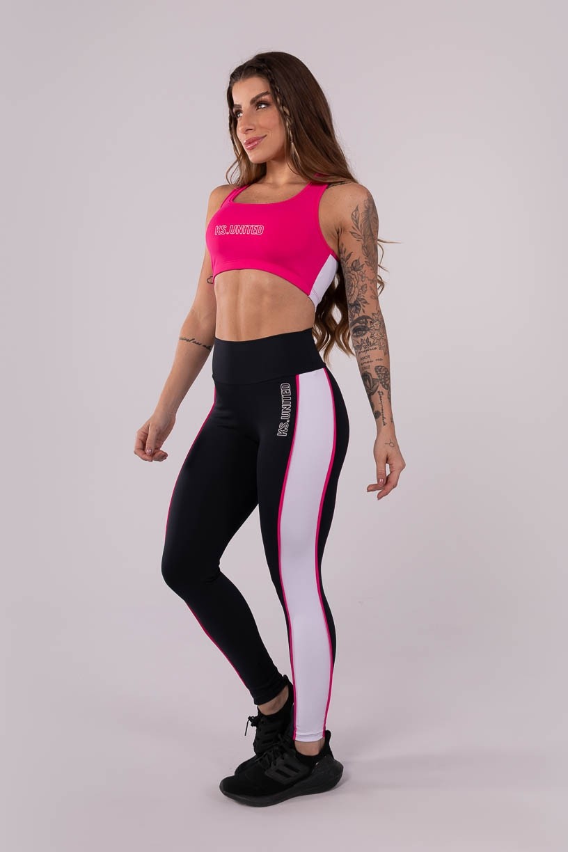 K3613-A_Calca_Legging_com_Vivo_e_Recorte_Lateral_Preto__Rosa__Branco__Ref:_K3613-A