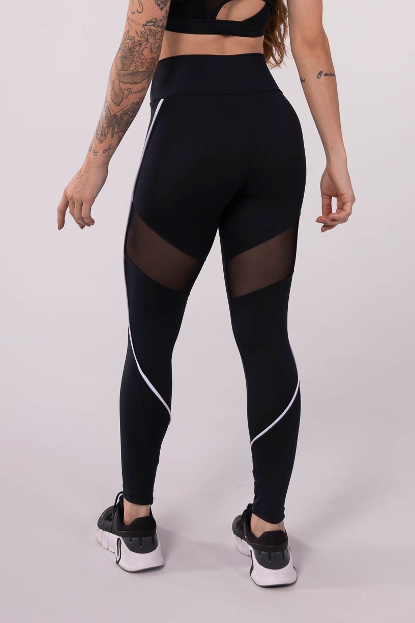 K3620-A_Calca_Legging_com_Recorte_de_Tule_e_Vivo_Preto__Branco__Ref:_K3620-A
